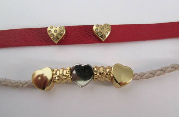 Pulseiras corações